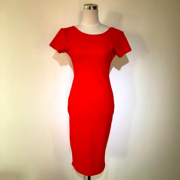 ::SOLD:: NWT Bodycon Midi Dress - Picture 1 of 6